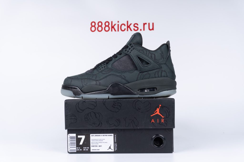 jordan 4 kaws black box