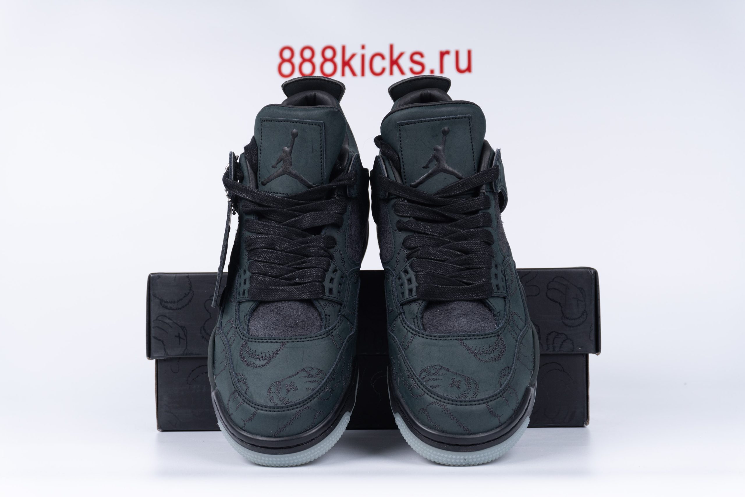 kaws jordan 4 retro black