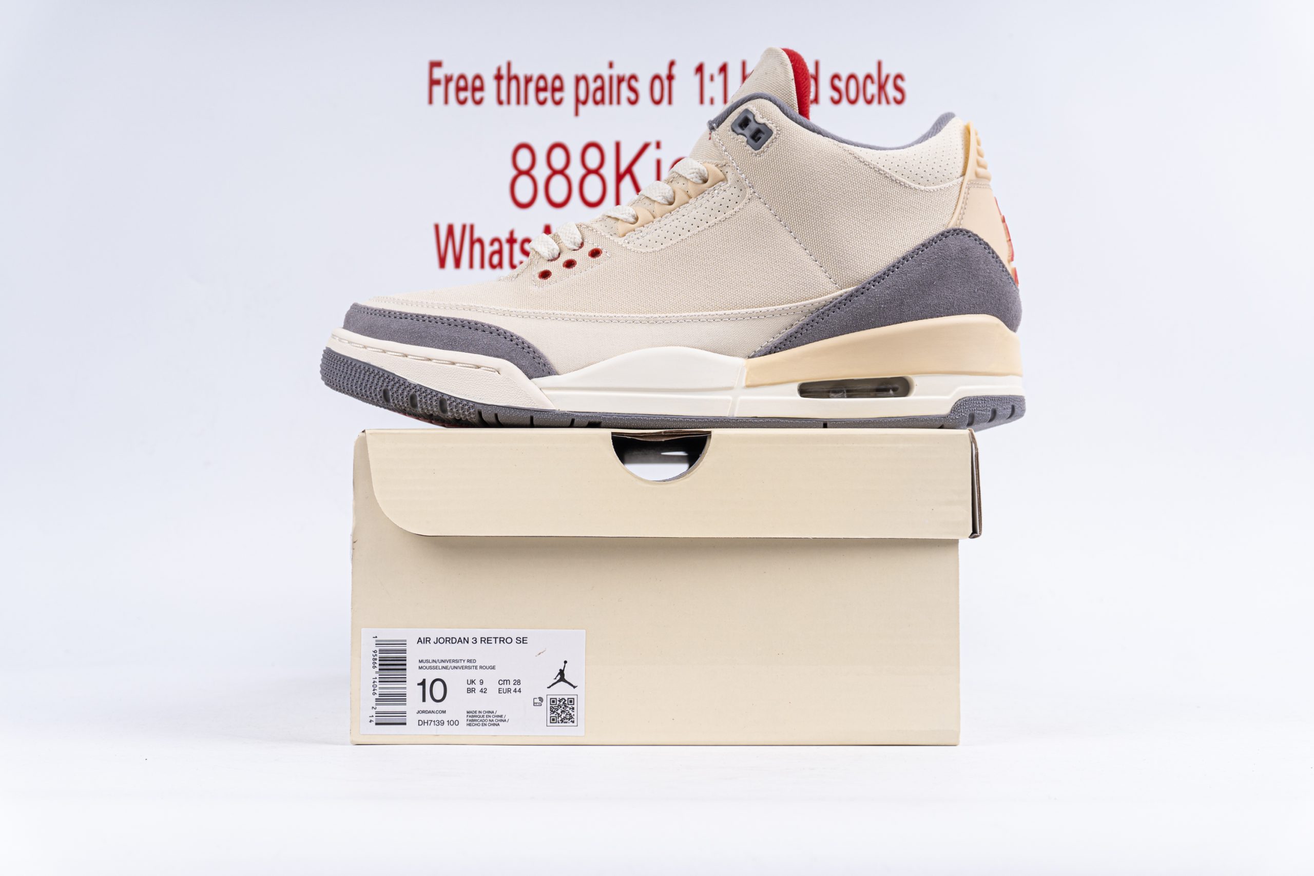 Jordan 3 Retro Muslin