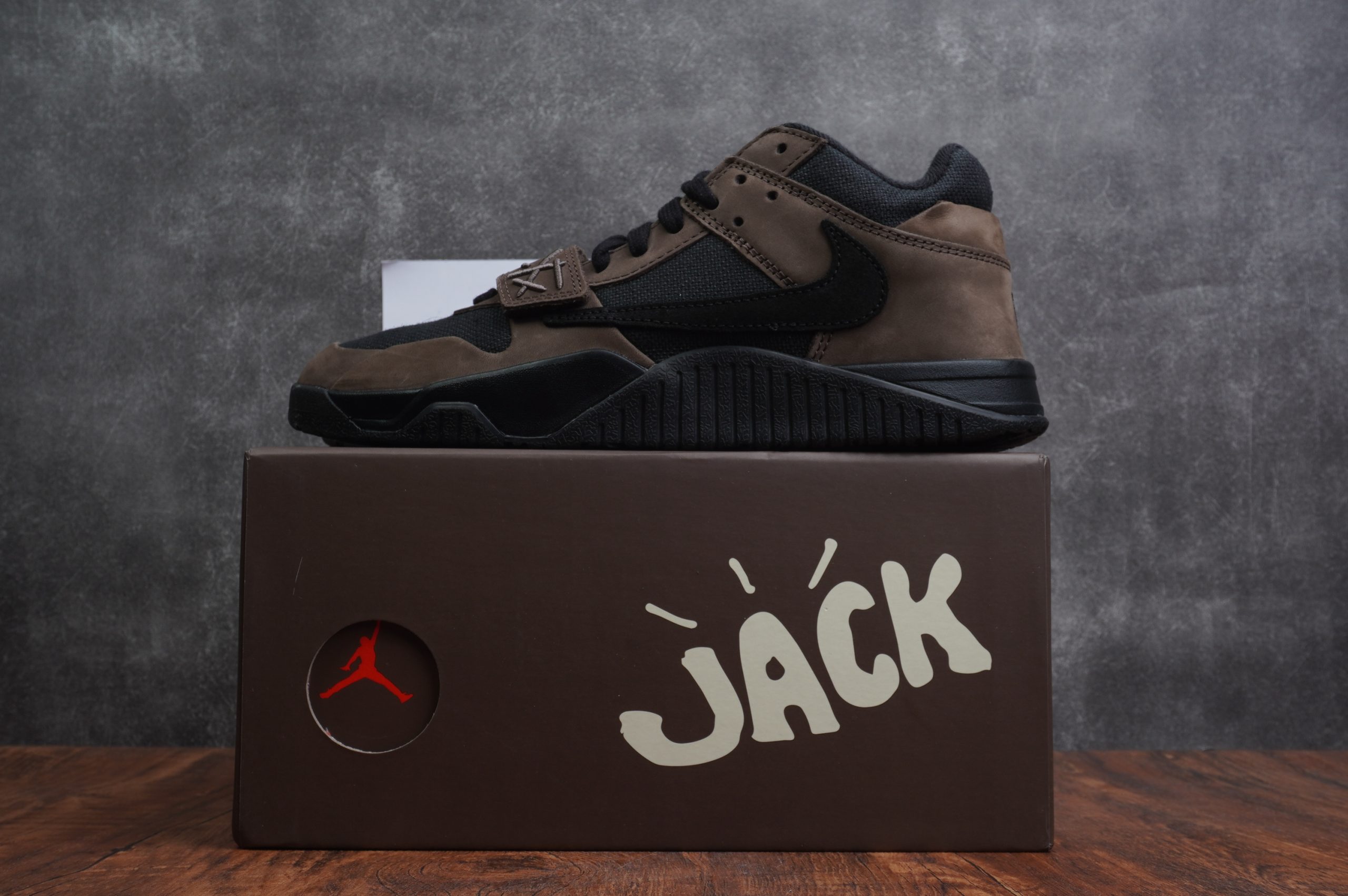 Travis Scott Jordan Jumpman Jack Dark Mocha