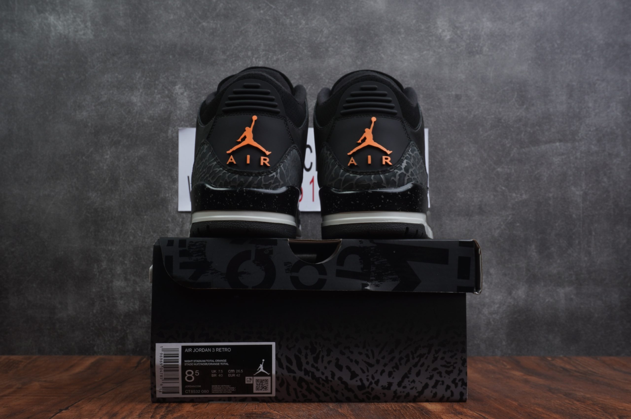 Air Jordan 3 Fear Night Stadium